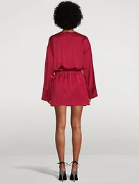 Satin Mini Dress