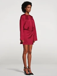 Satin Mini Dress