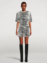 Cloe Mini Skirt Tiger Stripe Print