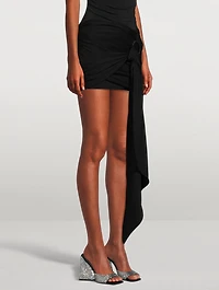 Fran Draped Mini Skirt