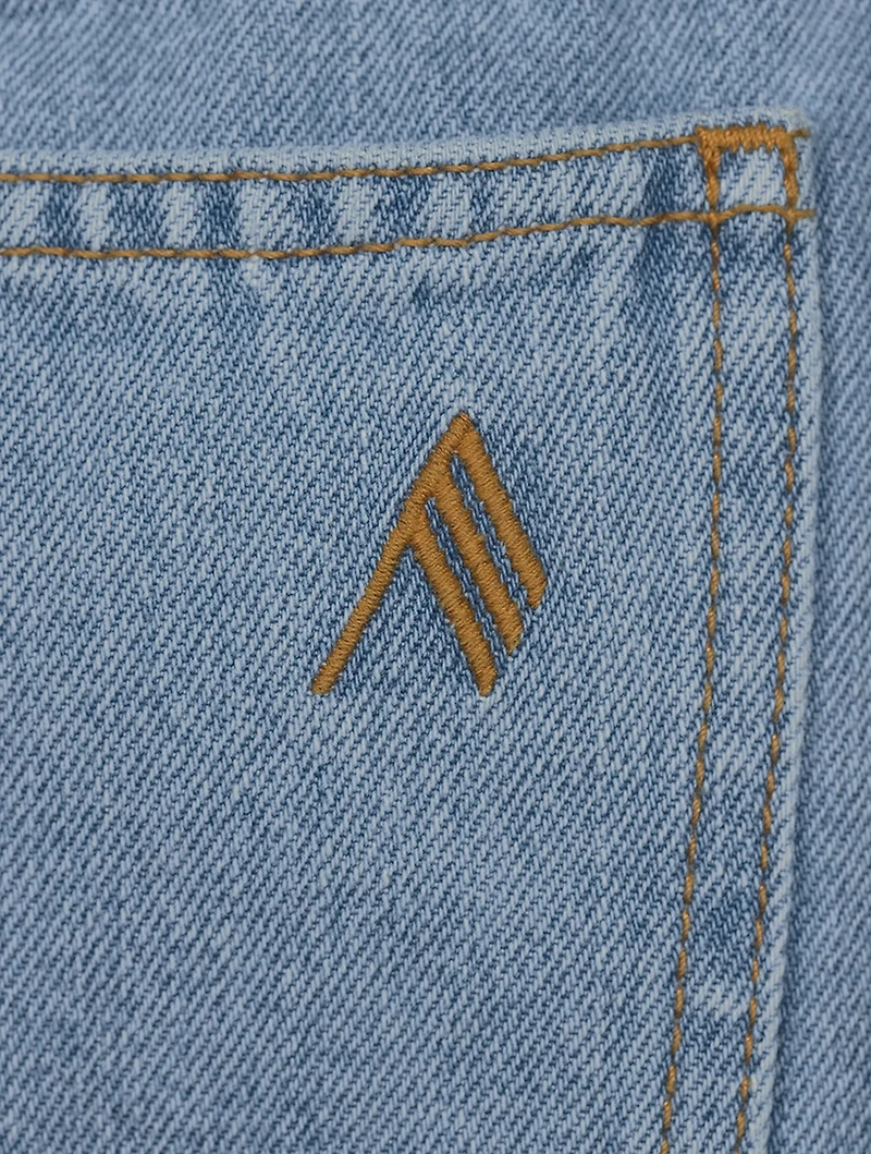 Fay Cargo Denim Mini Skirt