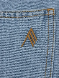 Fay Cargo Denim Mini Skirt