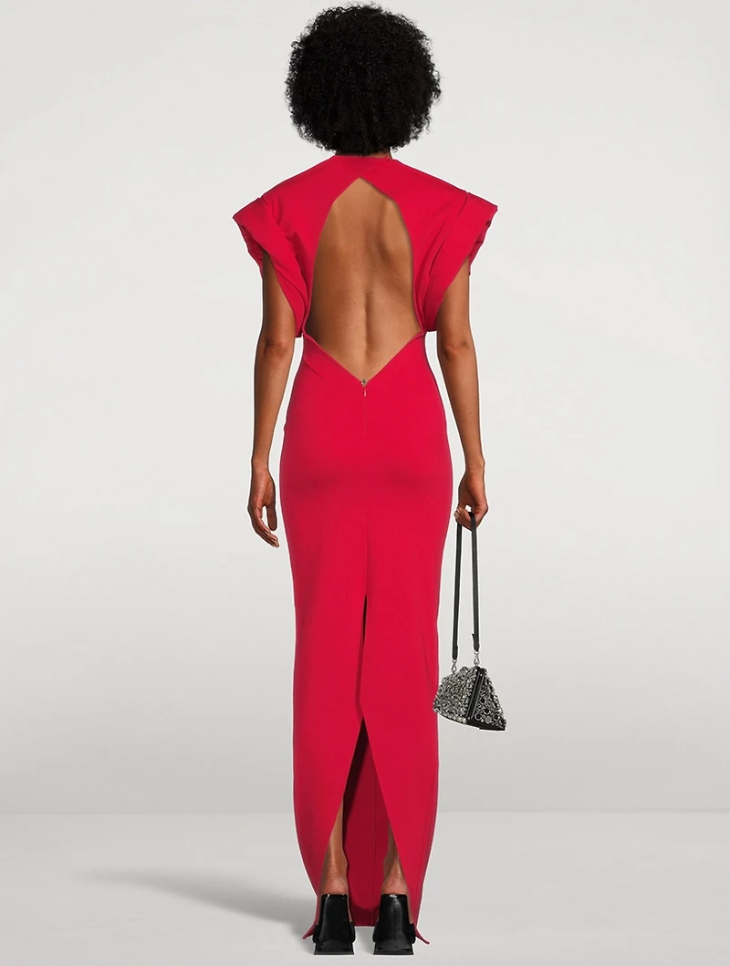 Kara Open-Back Gown