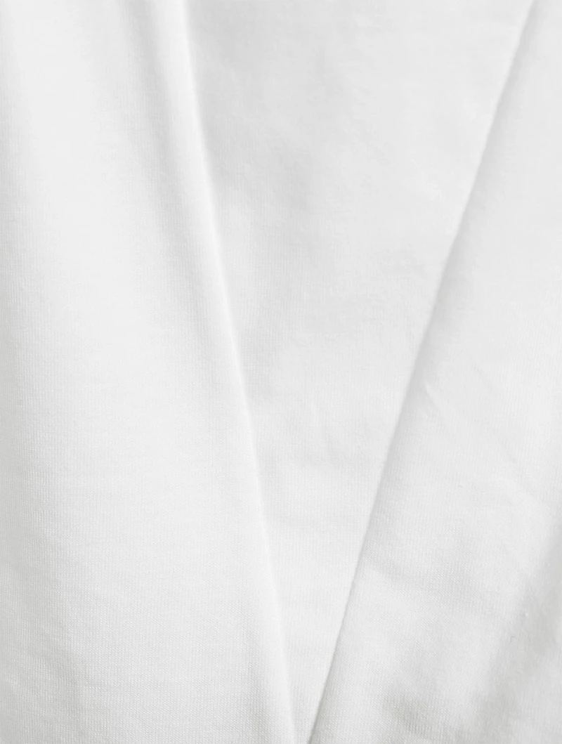 Jewel Padded Shoulder T-Shirt
