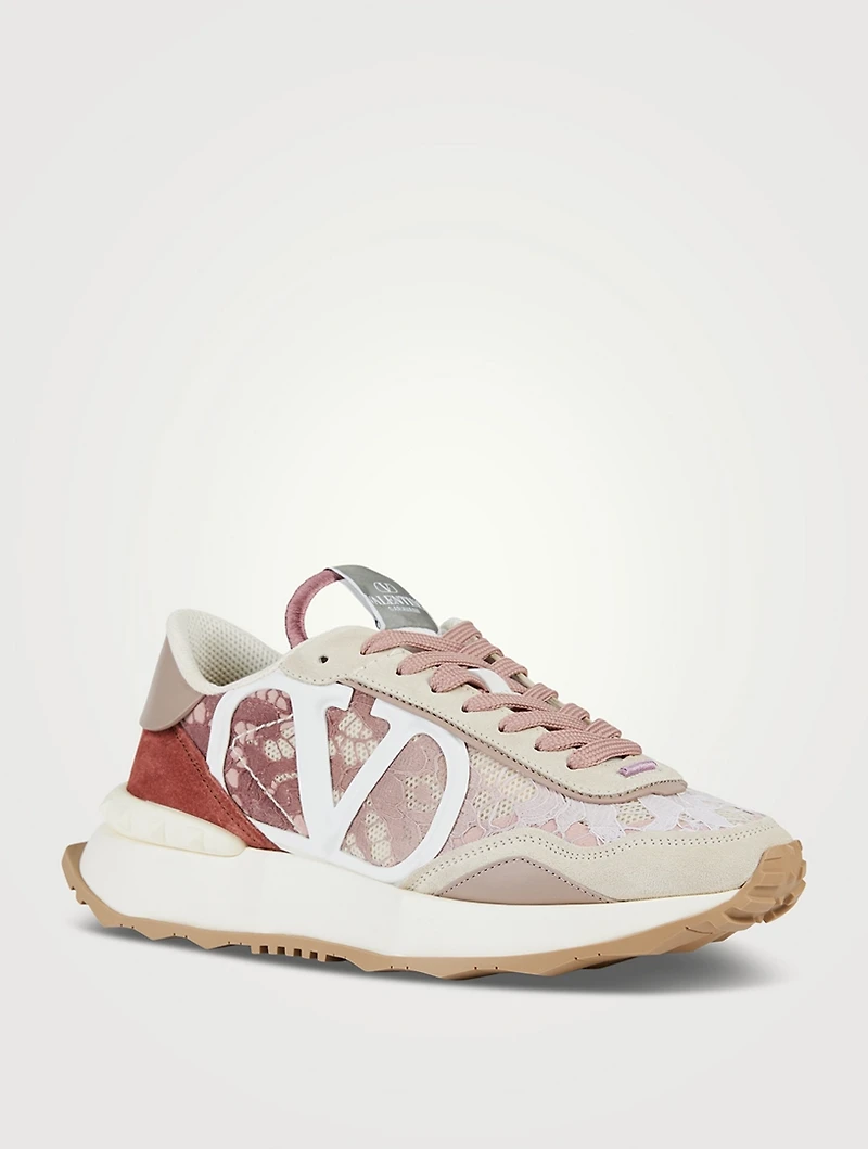 Lacerunner Suede And Lace Sneakers