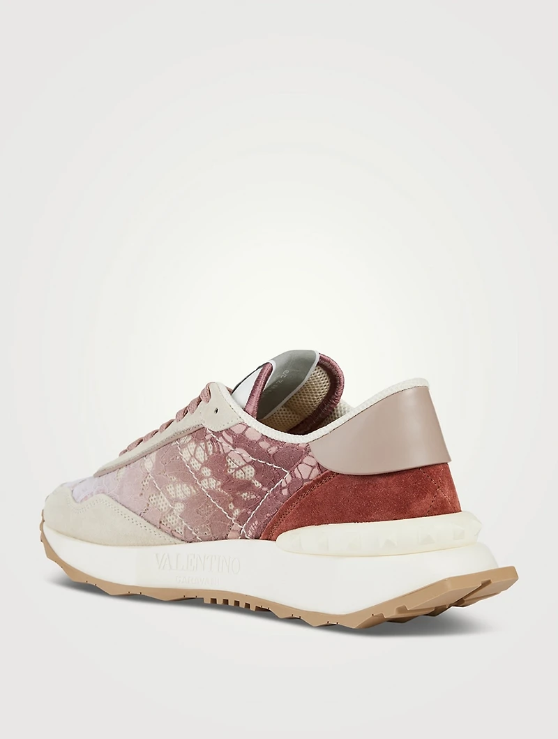 Lacerunner Suede And Lace Sneakers