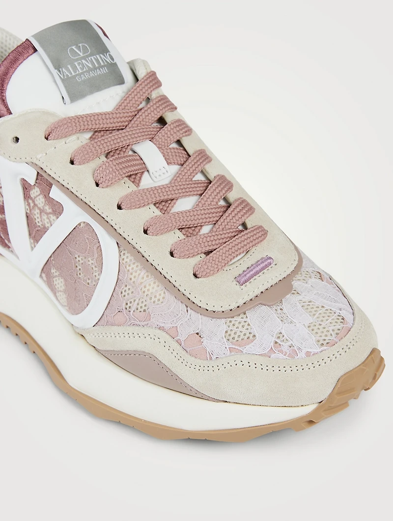 Lacerunner Suede And Lace Sneakers