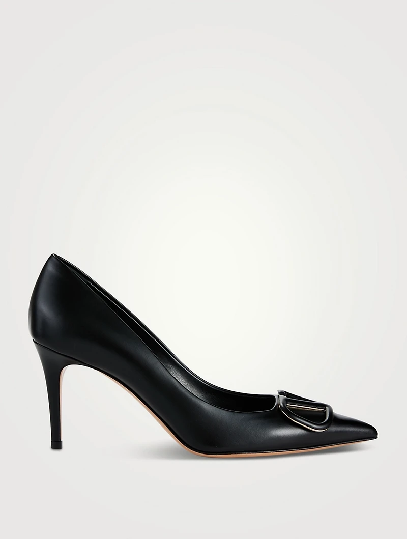 VLOGO Leather Pumps