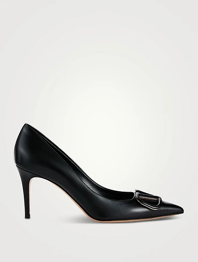 VLOGO Leather Pumps