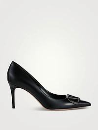 VLOGO Leather Pumps