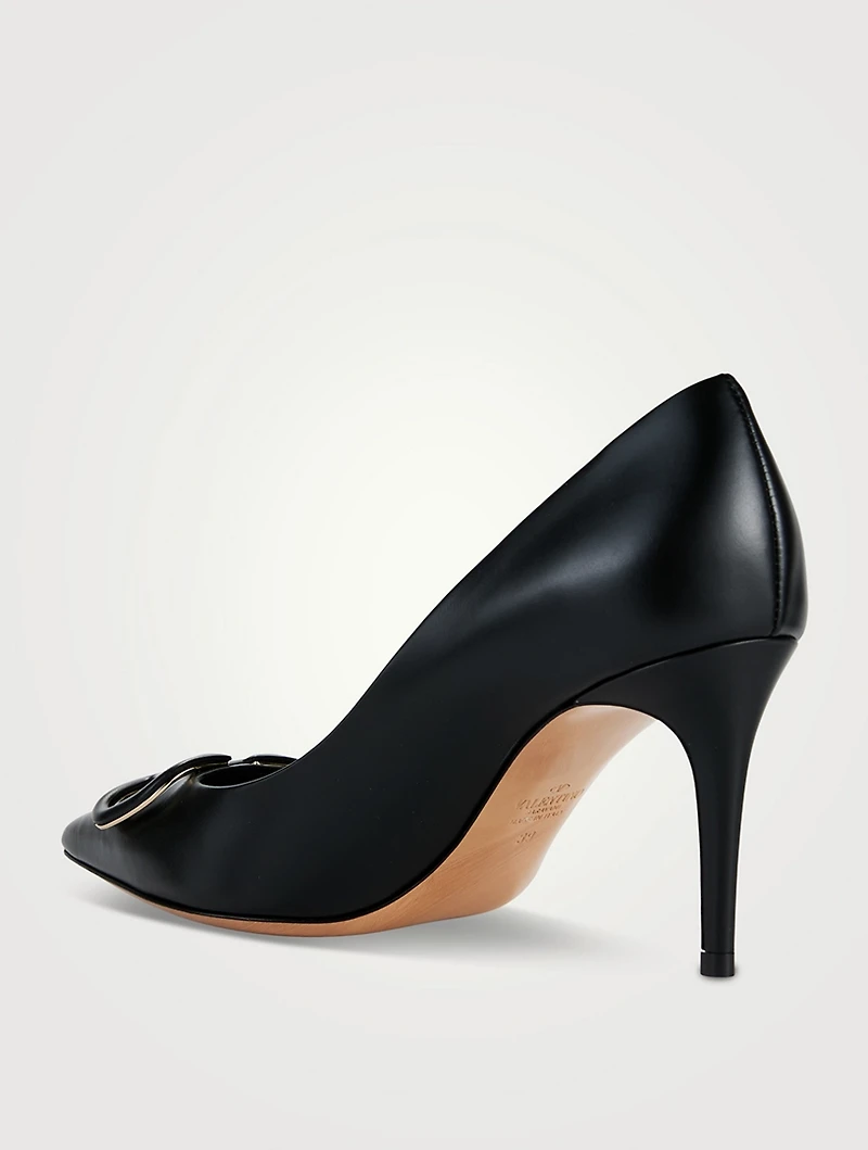 VLOGO Leather Pumps