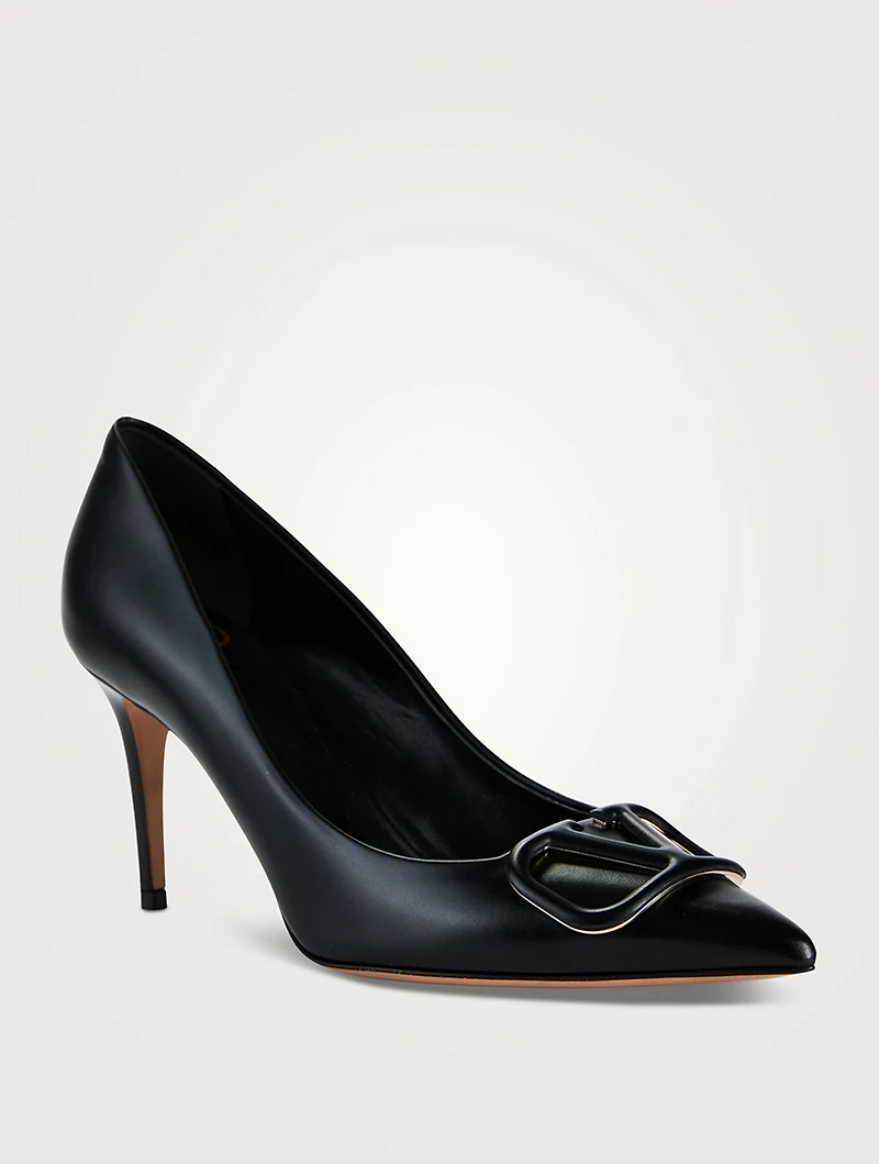 VLOGO Leather Pumps