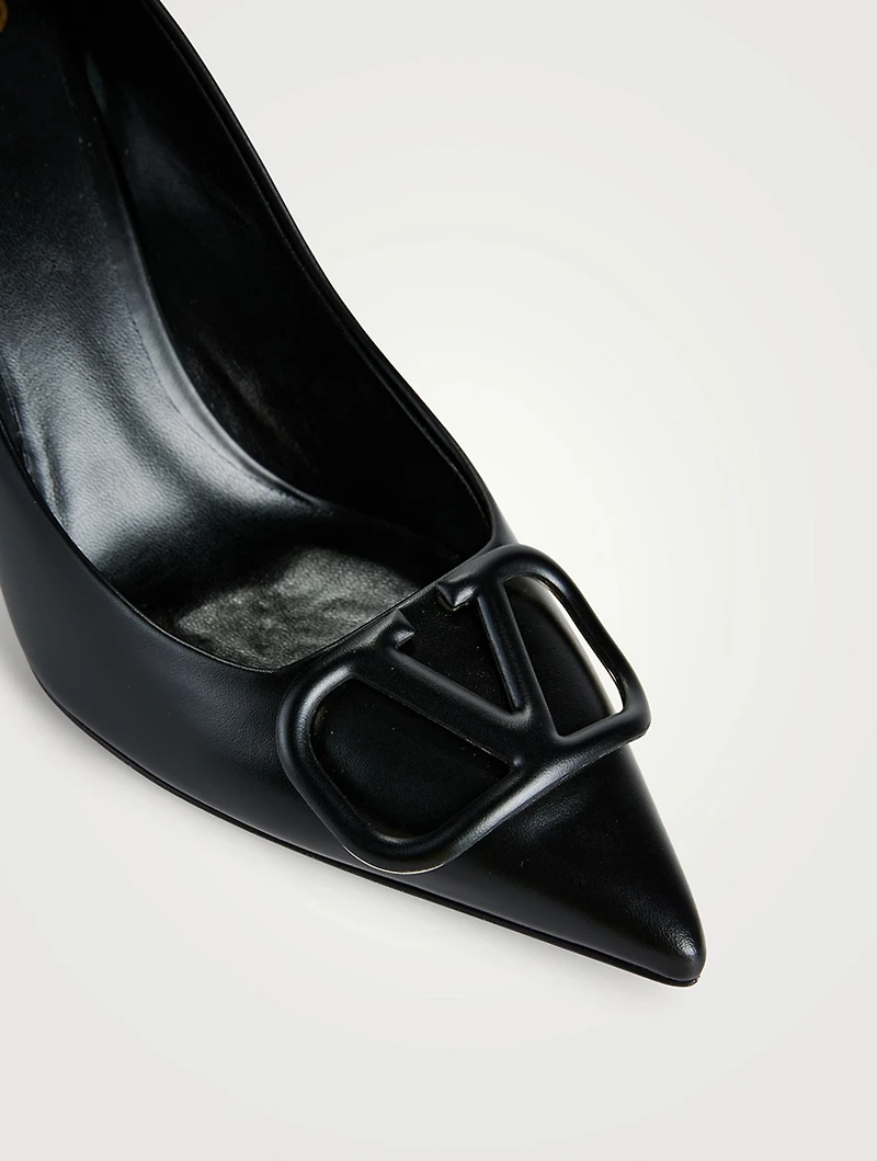 VLOGO Leather Pumps