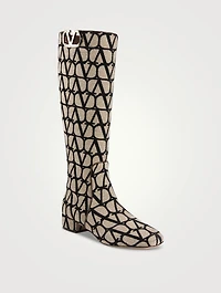 Toile Iconographe Knee-High Boots