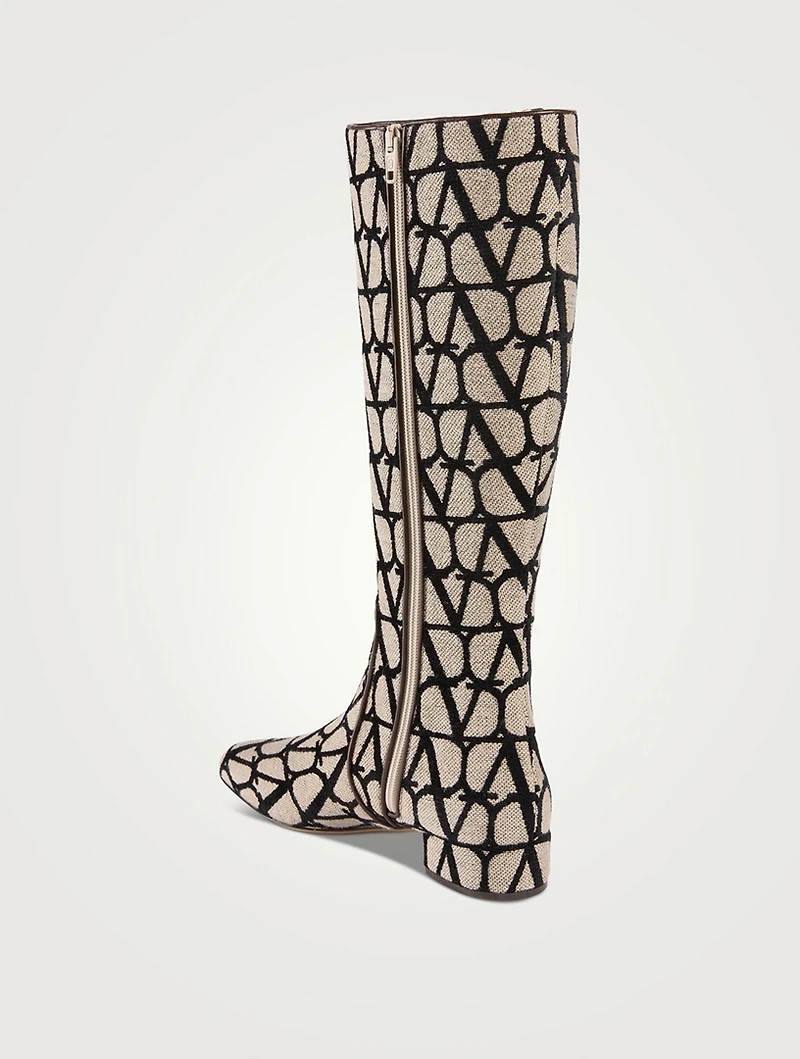 Toile Iconographe Knee-High Boots