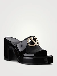 VLOGO Rubber Platform Mules