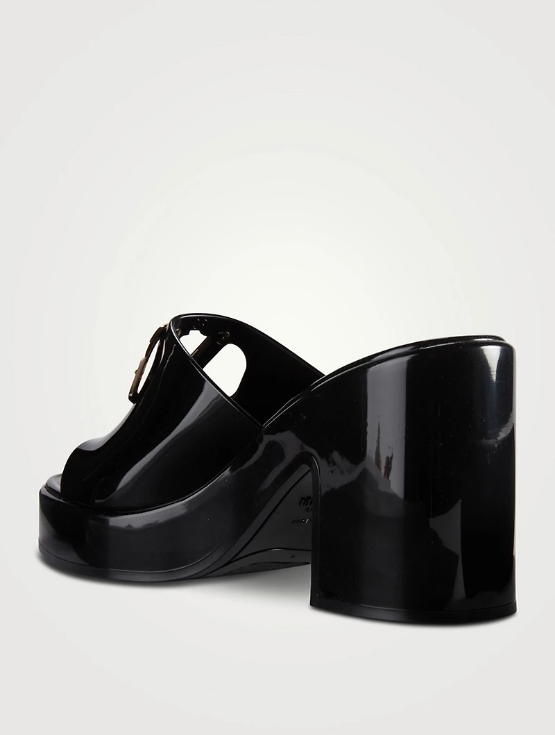 VLOGO Rubber Platform Mules