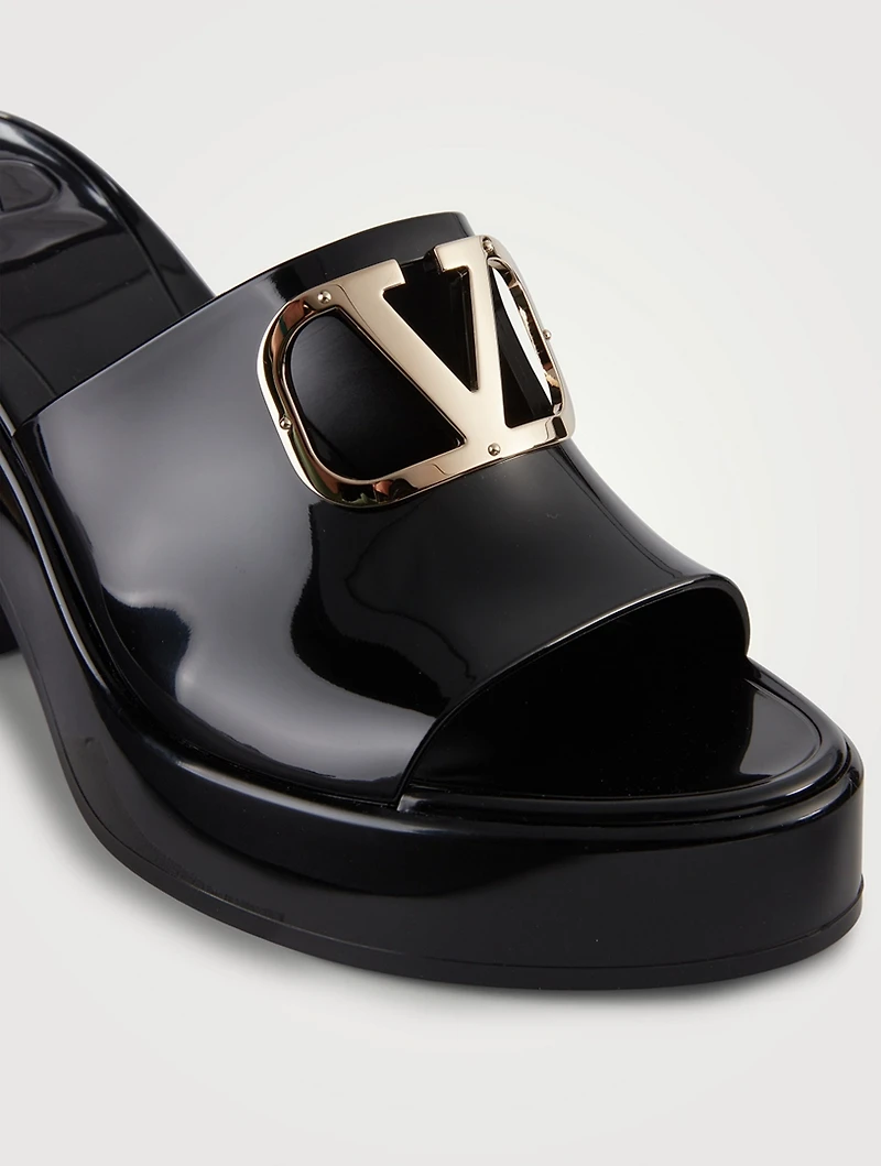 VLOGO Rubber Platform Mules