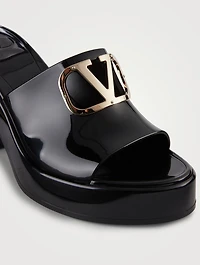 VLOGO Rubber Platform Mules