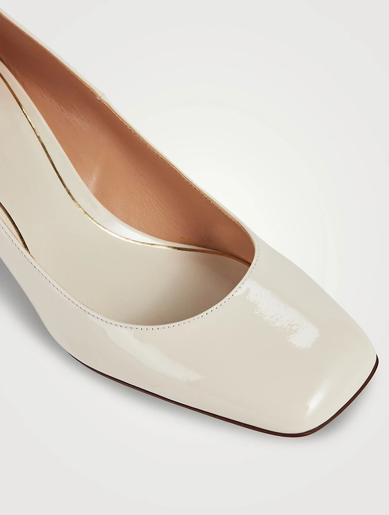 Tan-Go Patent Leather Pumps