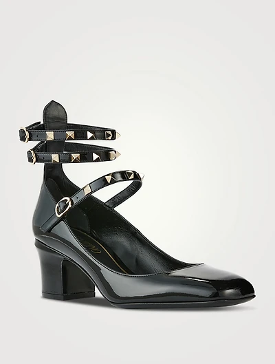 Tan-Go Patent Leather Mary Jane Pumps