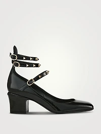 Tan-Go Patent Leather Mary Jane Pumps
