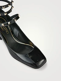 Tan-Go Patent Leather Mary Jane Pumps