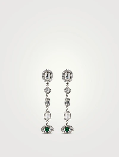 Crystal Evil Eye Earrings