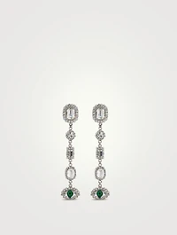 Crystal Evil Eye Earrings