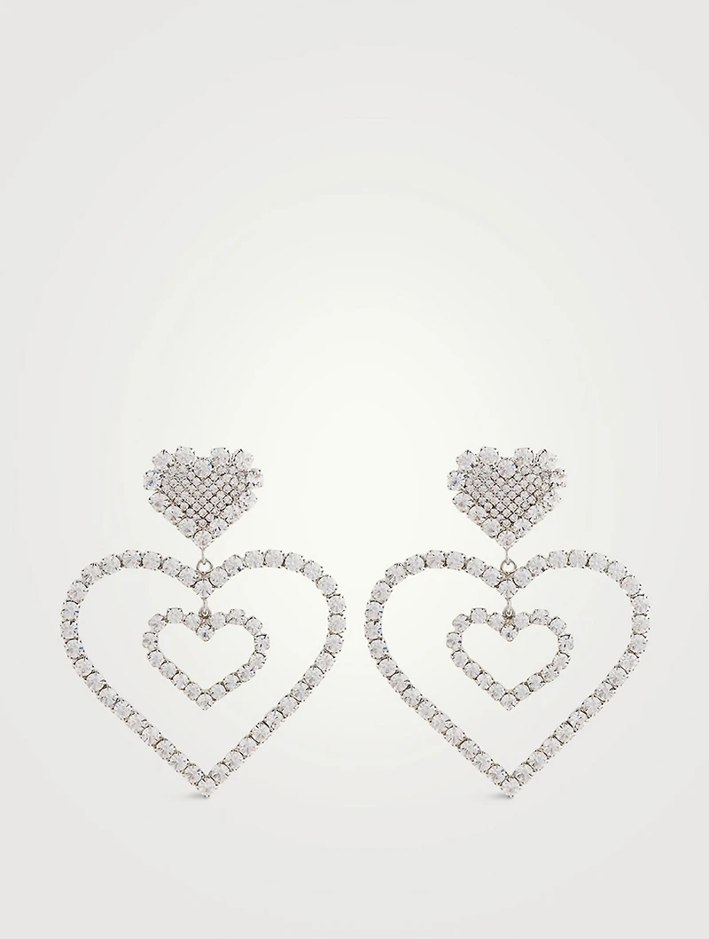 Double Hearts Earrings