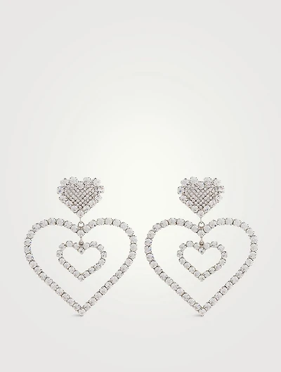 Double Hearts Earrings