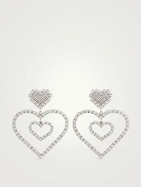 Double Hearts Earrings