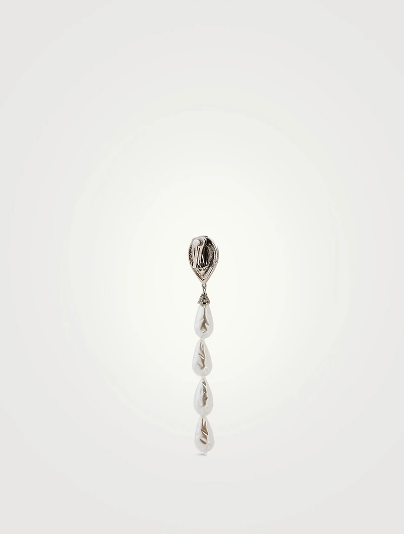 Faux Pear Drop Earrings