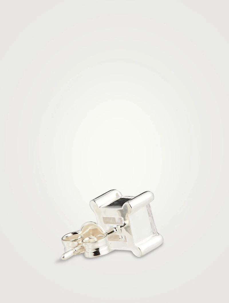 Princess Cut Stud Earrings