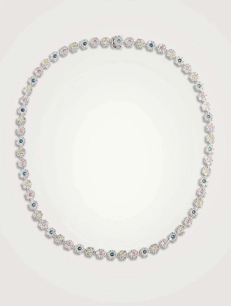 Daisy Tennis Chain Necklace