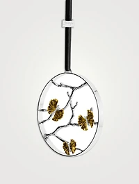 Butterfly Ginkgo Moongate Ornament