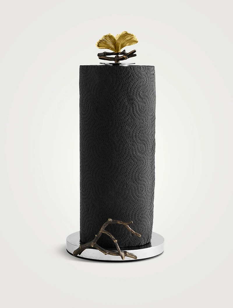 Butterfly Ginkgo Paper Towel Holder