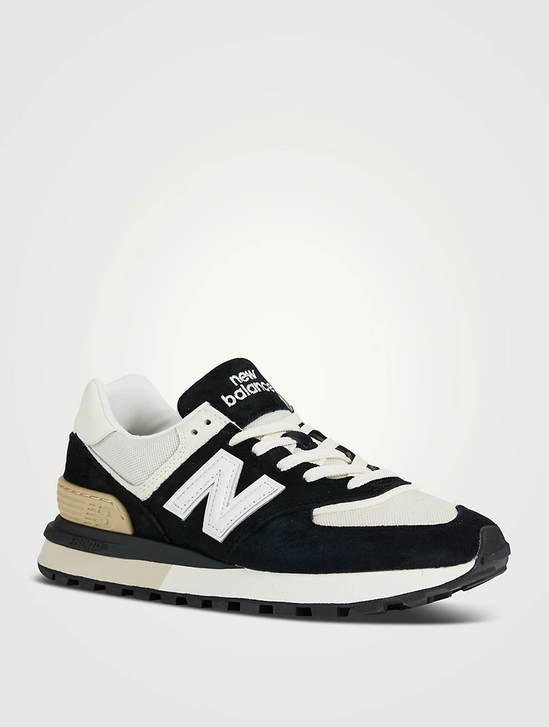 U574 Legacy Suede And Mesh Sneakers
