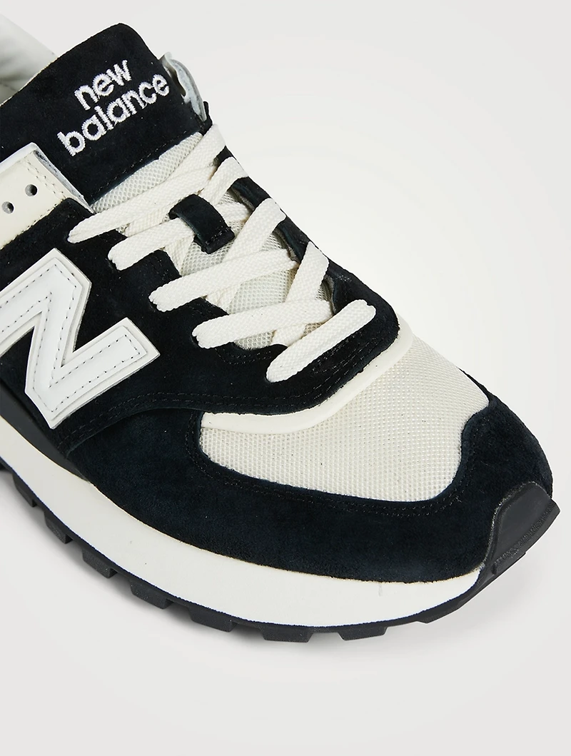 U574 Legacy Suede And Mesh Sneakers