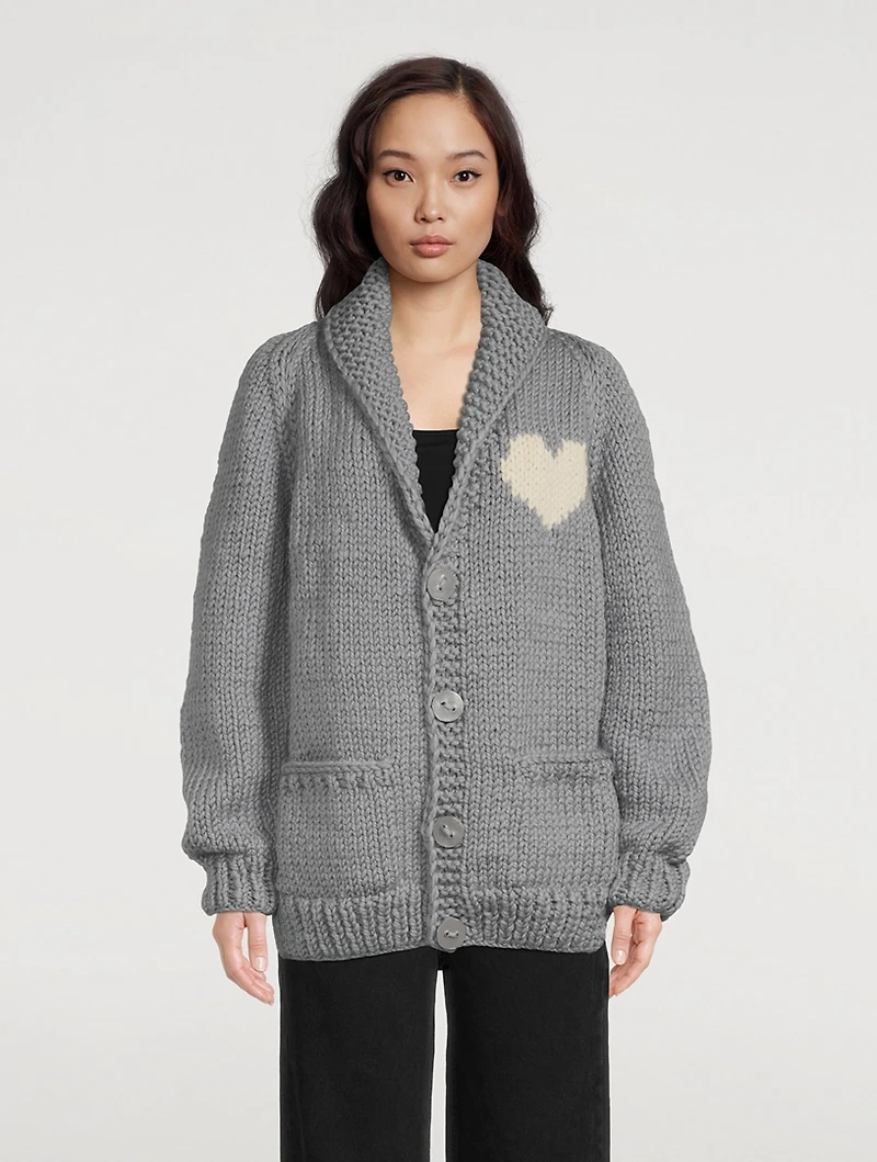 Wool Long Cardigan