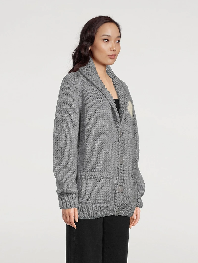 Wool Long Cardigan