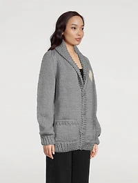 Wool Long Cardigan