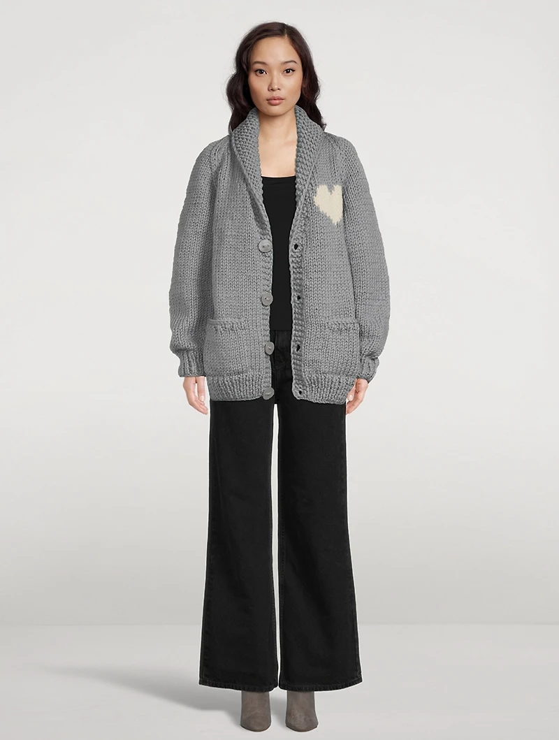 Wool Long Cardigan