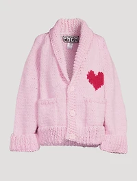 Wool Short Cardigan