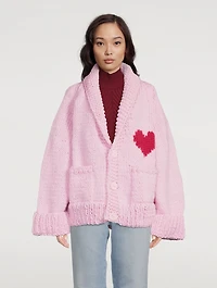 Wool Short Cardigan