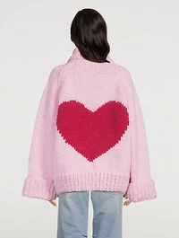 Wool Short Cardigan