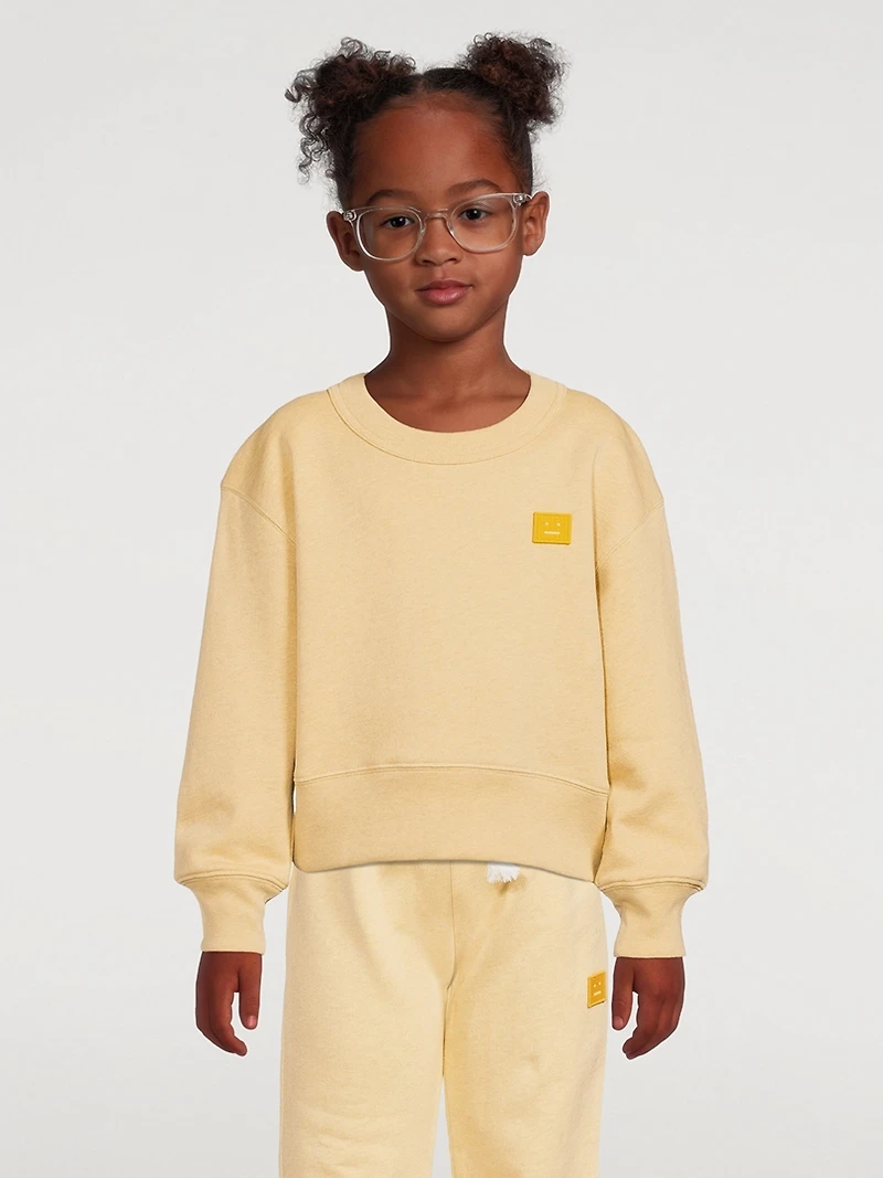 Cotton Face Sweatshirt
