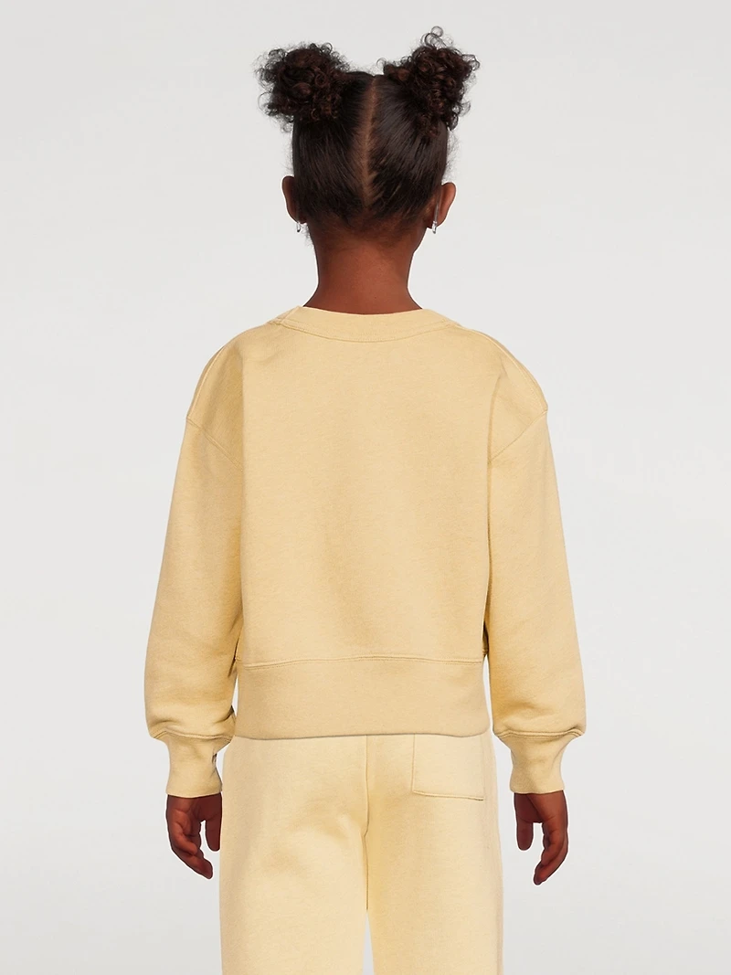 Cotton Face Sweatshirt