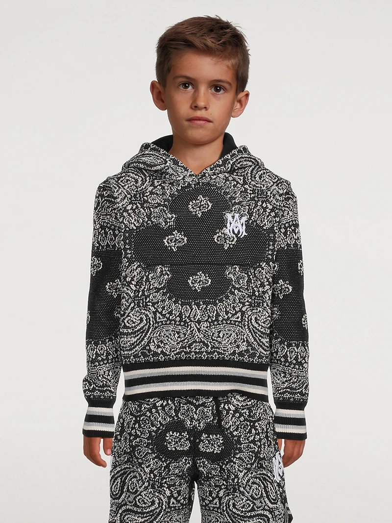 Bandana Cotton And Cashmere Hoodie