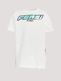 Kids Cotton T-Shirt With 3D Logo